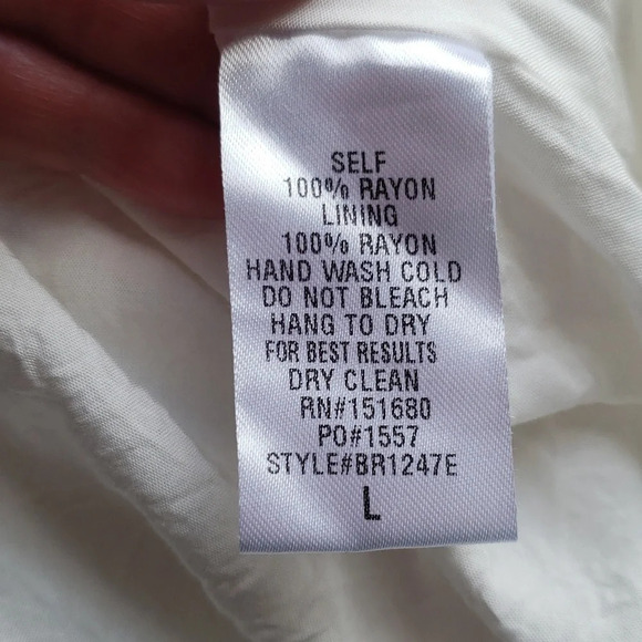 Storia Romper Women Large Cream Multicolor Stars Ruffle Boho Coastal Cowgirl - Picture 12 of 12